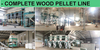 1-10ts/h Complete Wood Pellet Making Line 