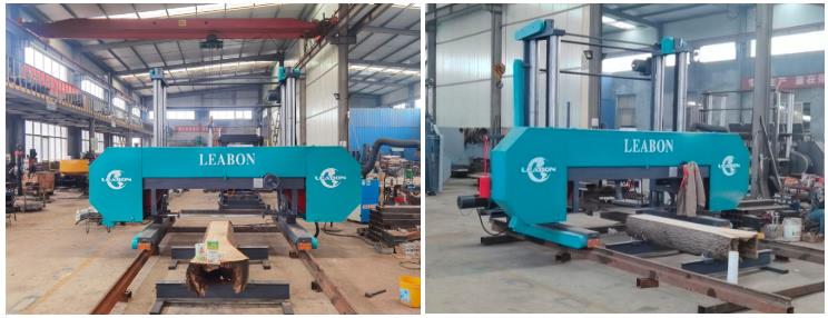 Leabon Hot Sale Horizontal Band Sawmill with Electricity Motor