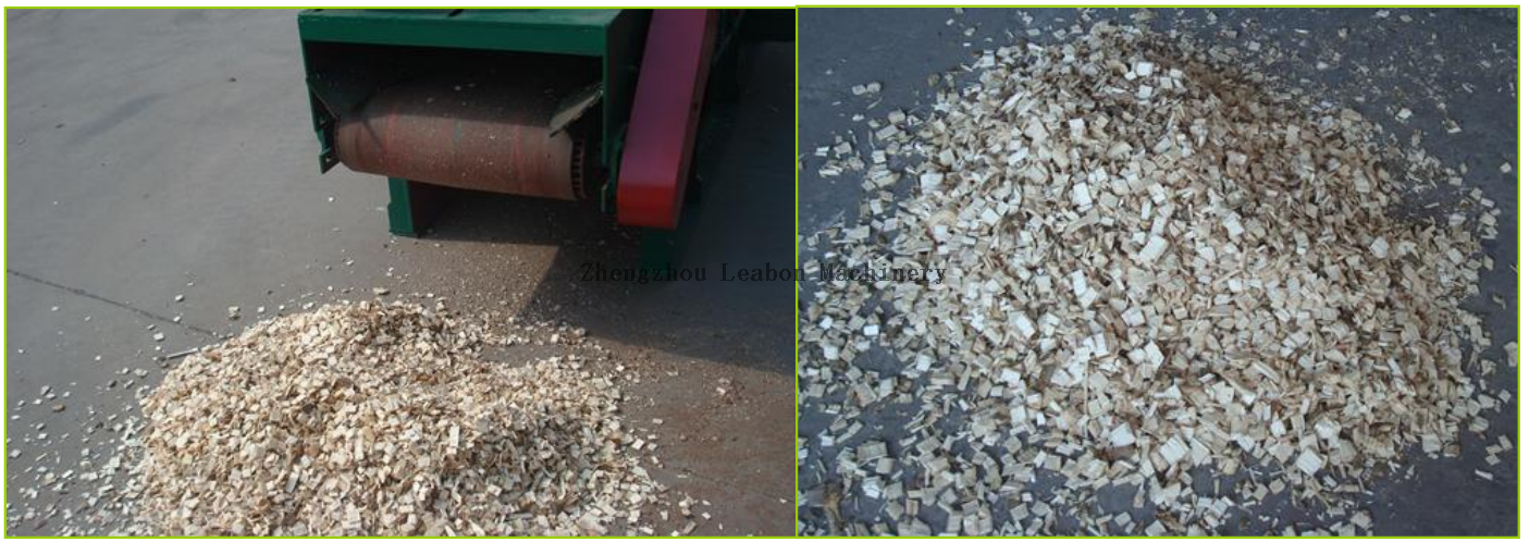 Easy Operation 3-6T/H Large Capacity Tree Shredder Drum Type Wood Chipper with Conveyor