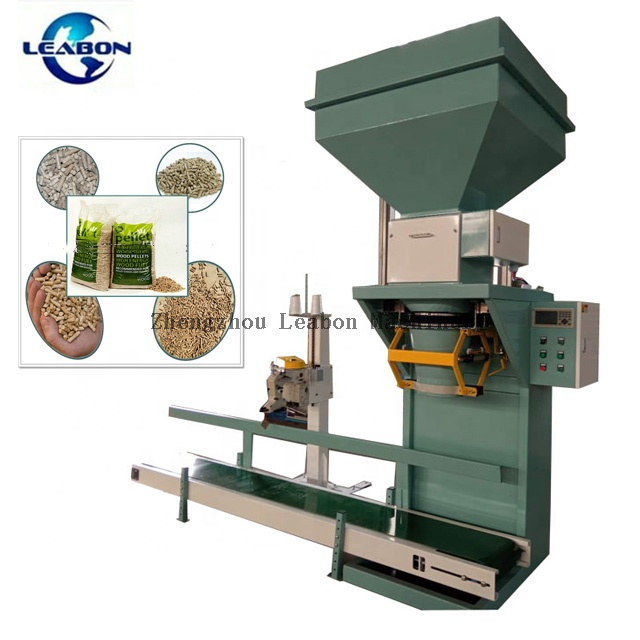 Automatic Wood Feed Pellet Packaging Machine Grains Rice Sugar Packing Machine with Sealer